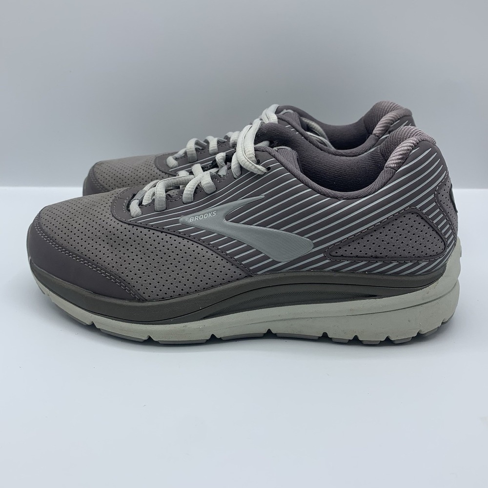 Womens Brooks Addiction WLK Gray Athletic Walking Sneakers Shoes Size 6 D